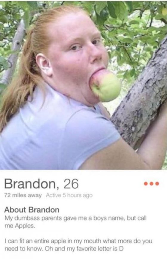 Top 20 des pires photos Tinder Quotes   