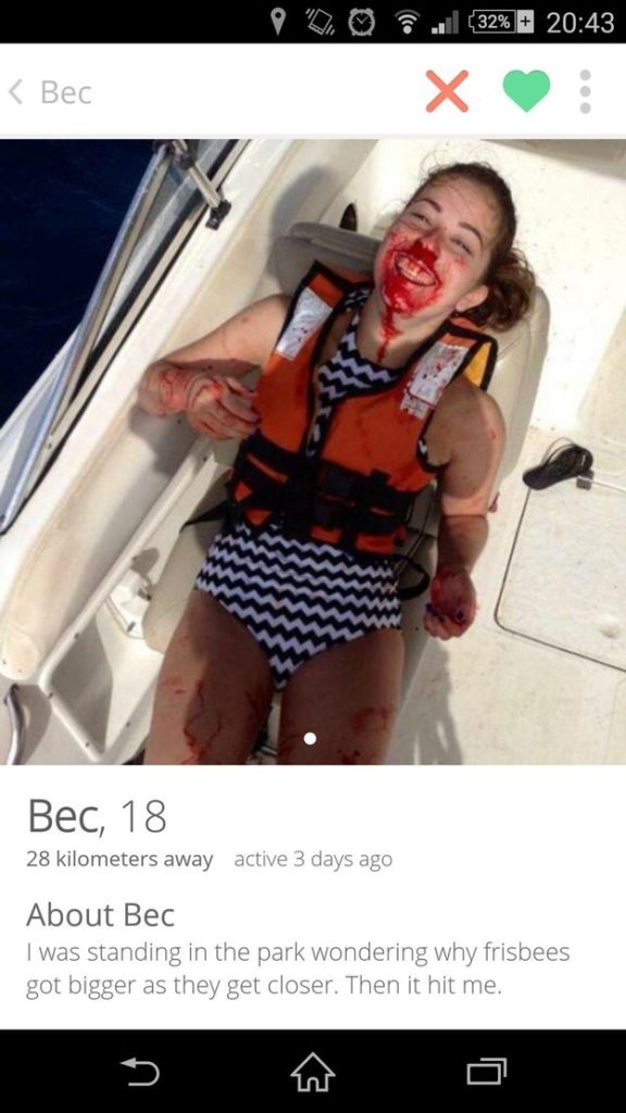 Top 20 des pires photos Tinder Quotes   