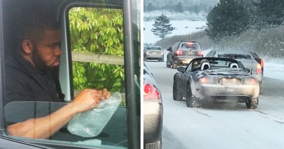 10 photos de trucs hilarants et bizarres vus sur la route Quotes   