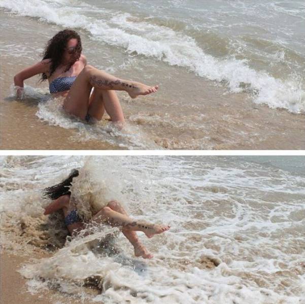 Les moments les plus embarrassants vus à la plage Quotes   