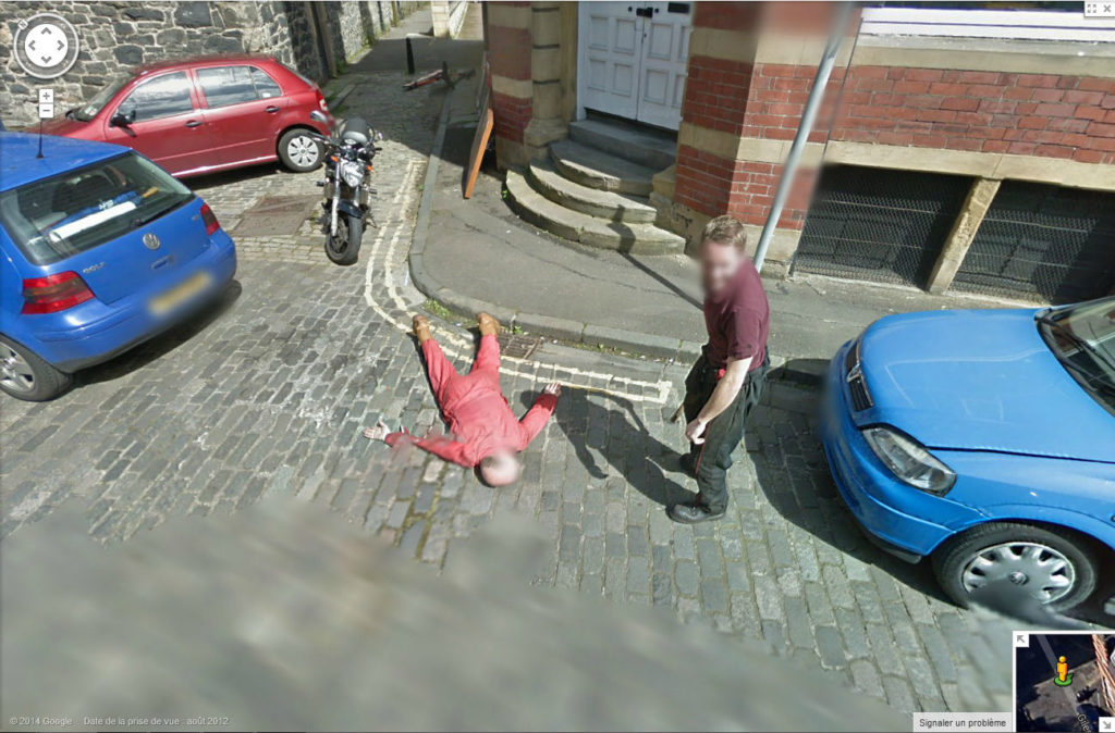 Les photos les plus étranges prises par Google Street Quotes   