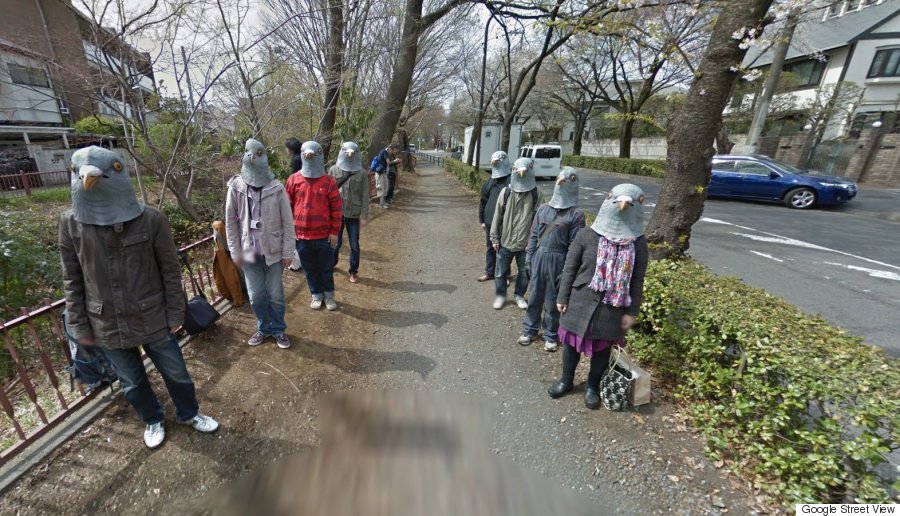 Les photos les plus étranges prises par Google Street Quotes   