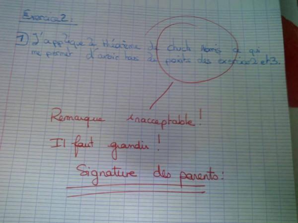 Quand les profs lâchent des Punchlines sur les copies d'élèves ! Quotes   