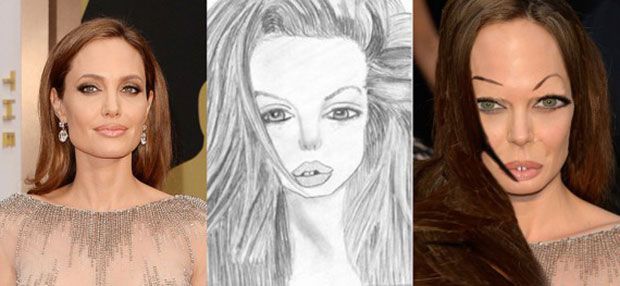 If Celebrities Looked Like Their Fans Sketches Of Them, This is What They Would Look Like! Quotes   