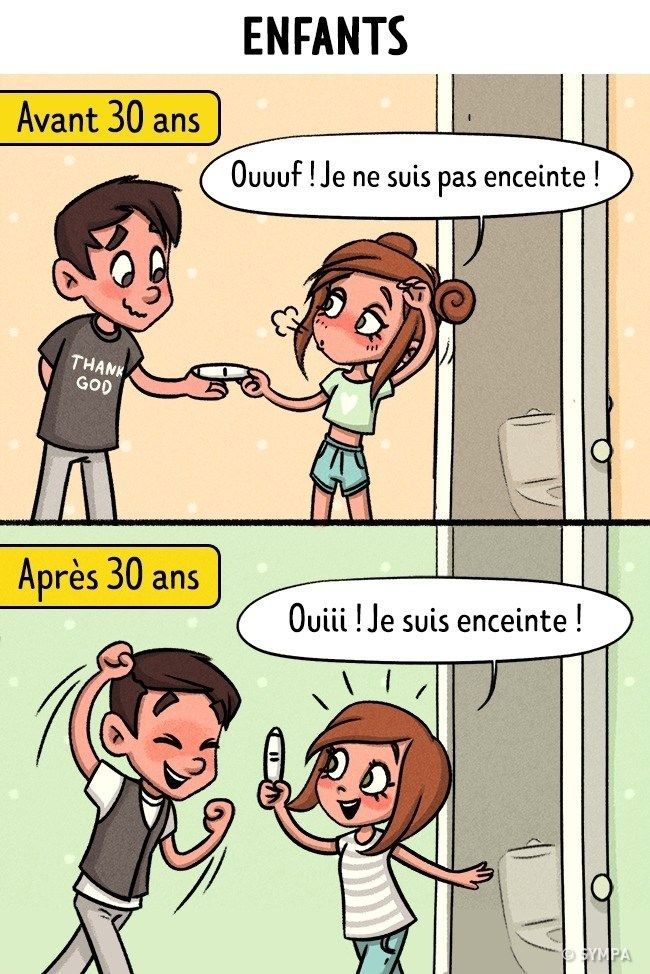 13 BD qui montrent comment on voit l'amour avant et après 30 ans ! Quotes   