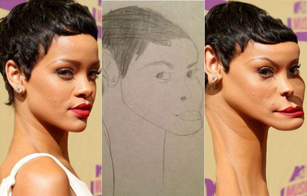 Si les stars ressemblaient aux dessins de leurs fans, voici ce que cela donnerait Quotes   