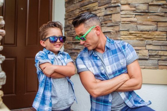 Like Father, Like Son; 15 Kids That Are Trying To Be Just Like Their Dad! So Cute! Quotes   