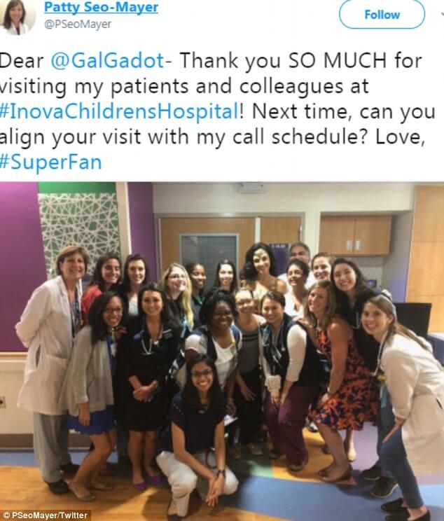 Touchant : Gal Gadot répand la joie en Wonder Woman dans un hôpital pour enfants Quotes   