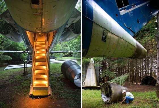 Un homme achète un avion abandonné pour 86 000€ et le transforme en maison feedisp   