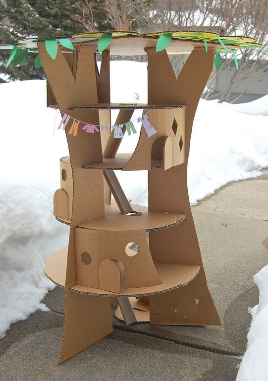 25 genius, cute, and ludicrous cardboard cat houses to inspire you! DIY Tricks   